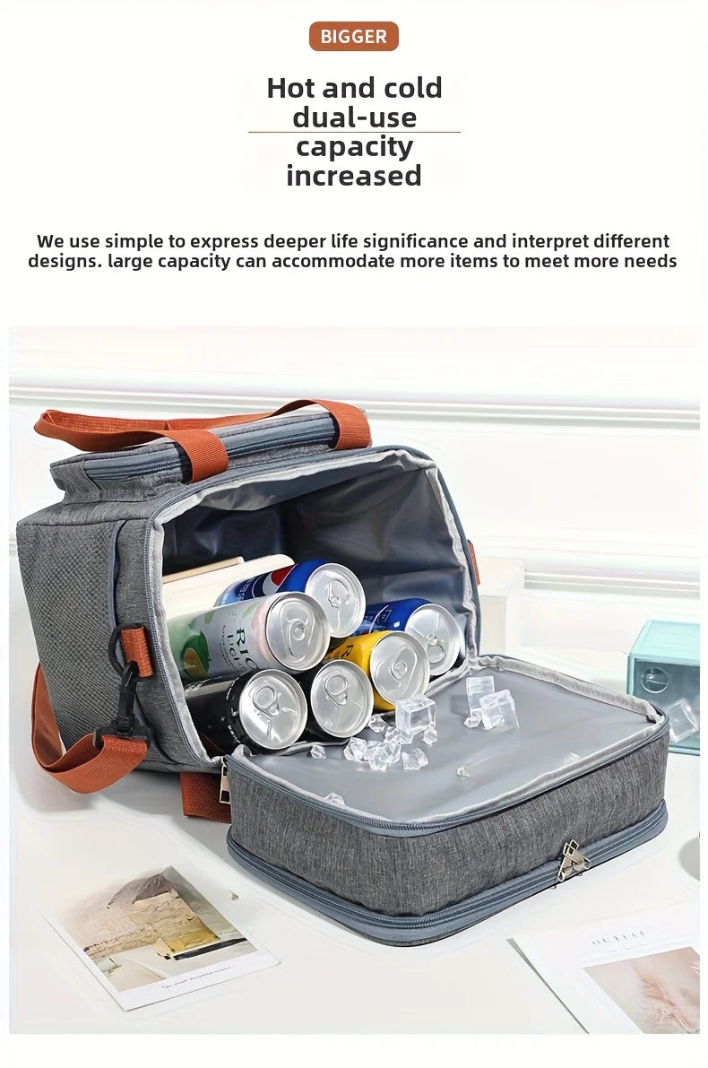 Bolsa Térmica Porta Alimentos Duradera | Versátil y Elegante