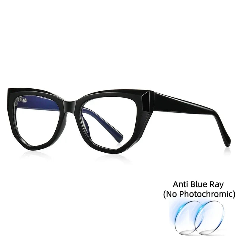 Customizable Cat Eye Anti Blue Ray Reading Glasses for Women