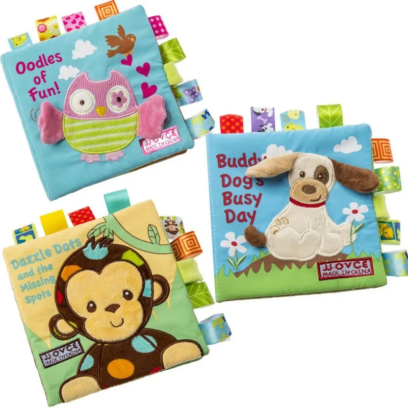 Soft Baby Cloth Animal Book | Engaging Sensory Learning Toy