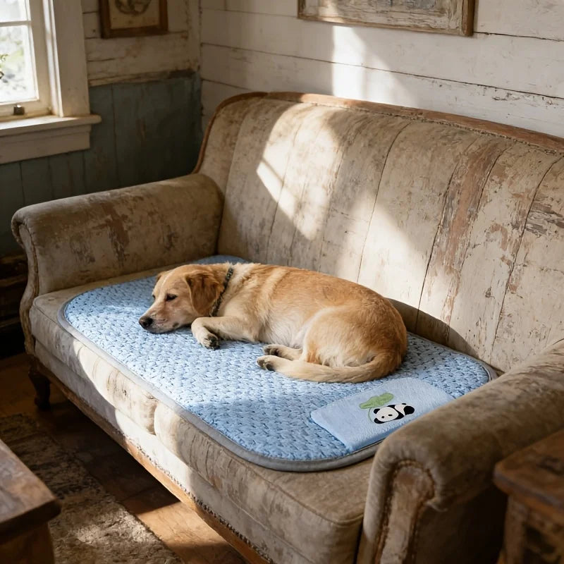 Dog Cooling Mat | Stay Cool with Cute Panda Design