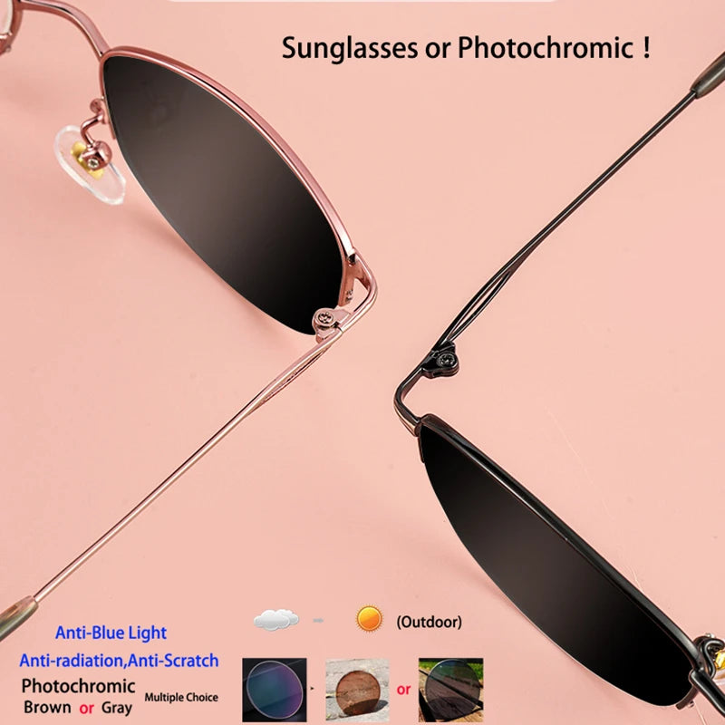 Fashionable Photochromic Anti Blue Ray Eyeglasses for Women | 2026 Style