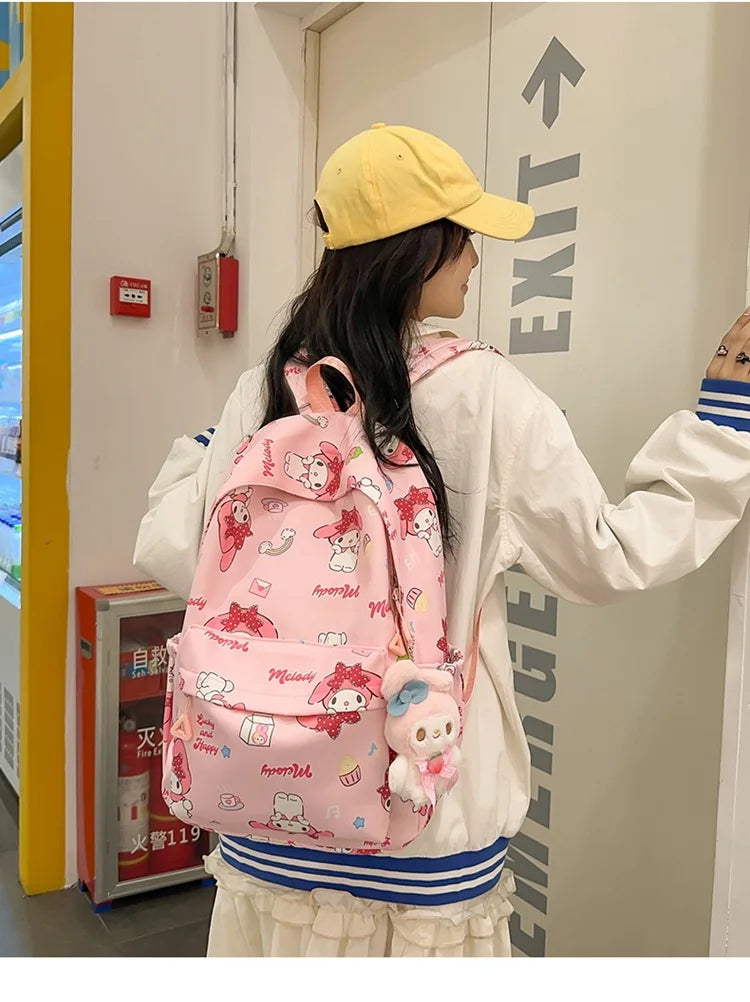 Kawaii Anime Girl Backpack | Large Capacity Student Bag