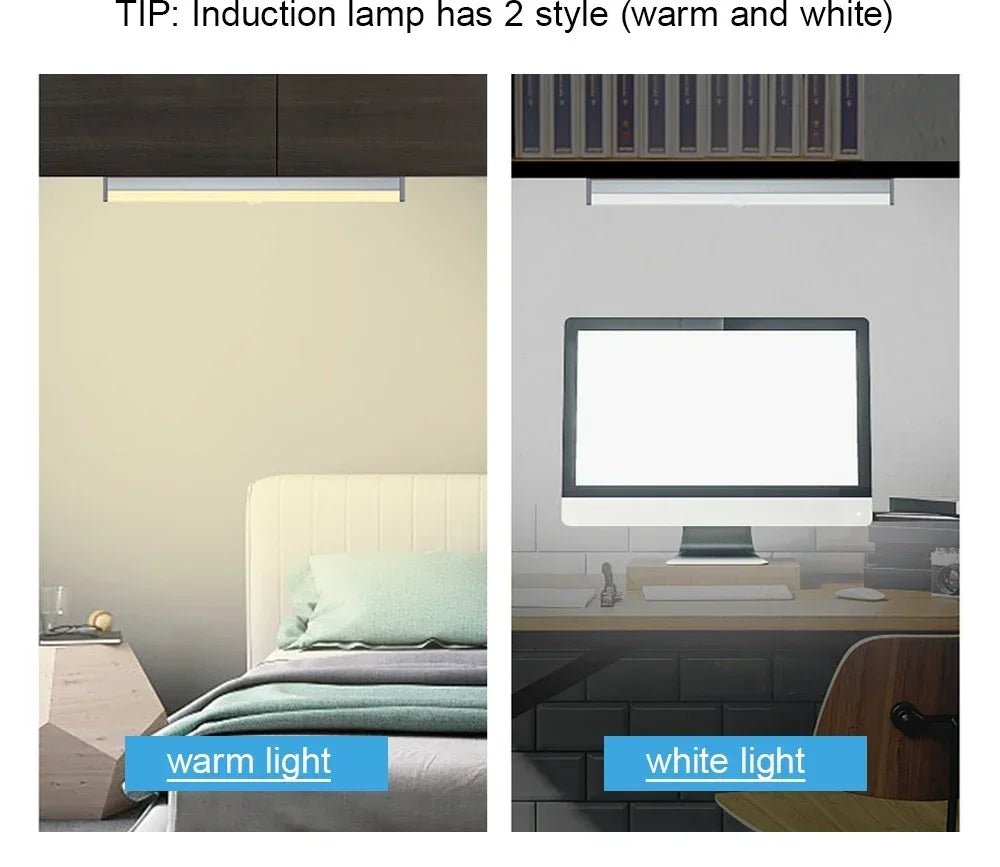 Luz LED Inalámbrica con Sensor de Movimiento | Luz Nocturna Recargable para el Hogar