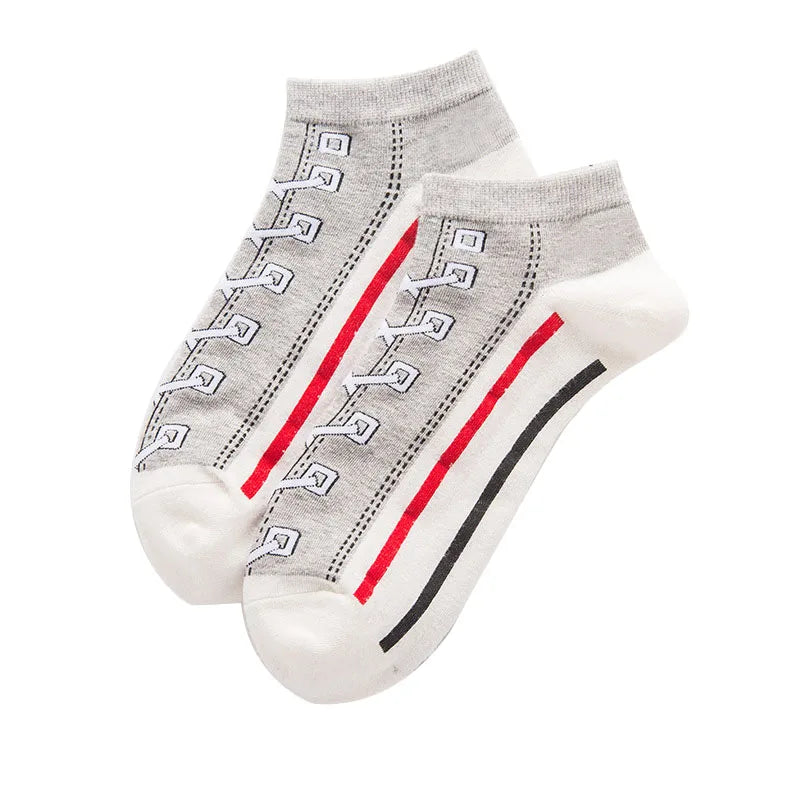 Stylish Unisex Canvas Boat Socks | Trendy Couple Socks