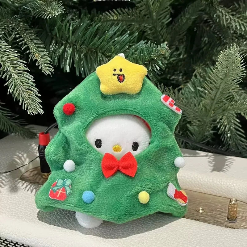 Cute Cartoon Cat Plush Pendant | Adorable Xmas Bag Charm