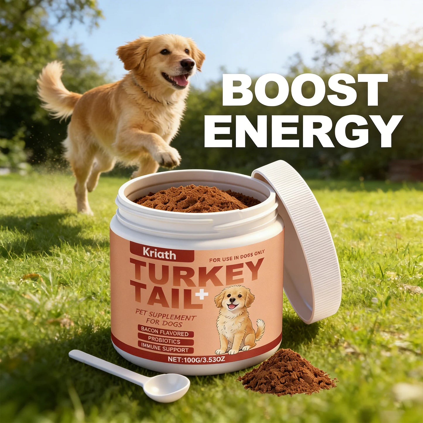 Pet Nutritional Supplements Bacon Flavor for Joint & Digestive Health