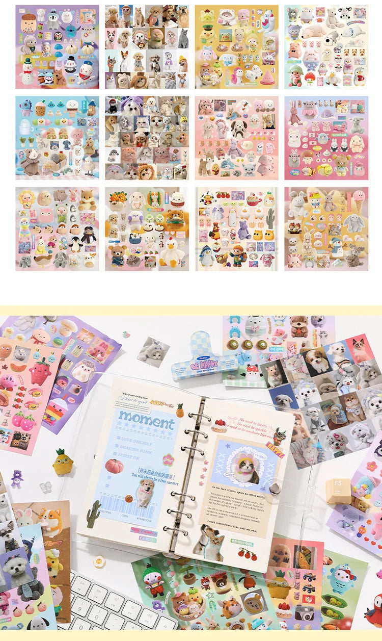 Cute Decorative Sticker Book | 30 Sheets Stationery Gift for Kids