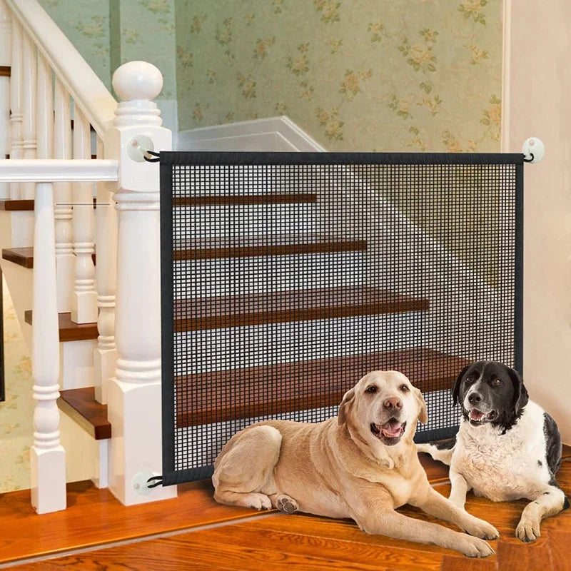 Folding Breathable Mesh Pet Dog Barrier Fences for Safety