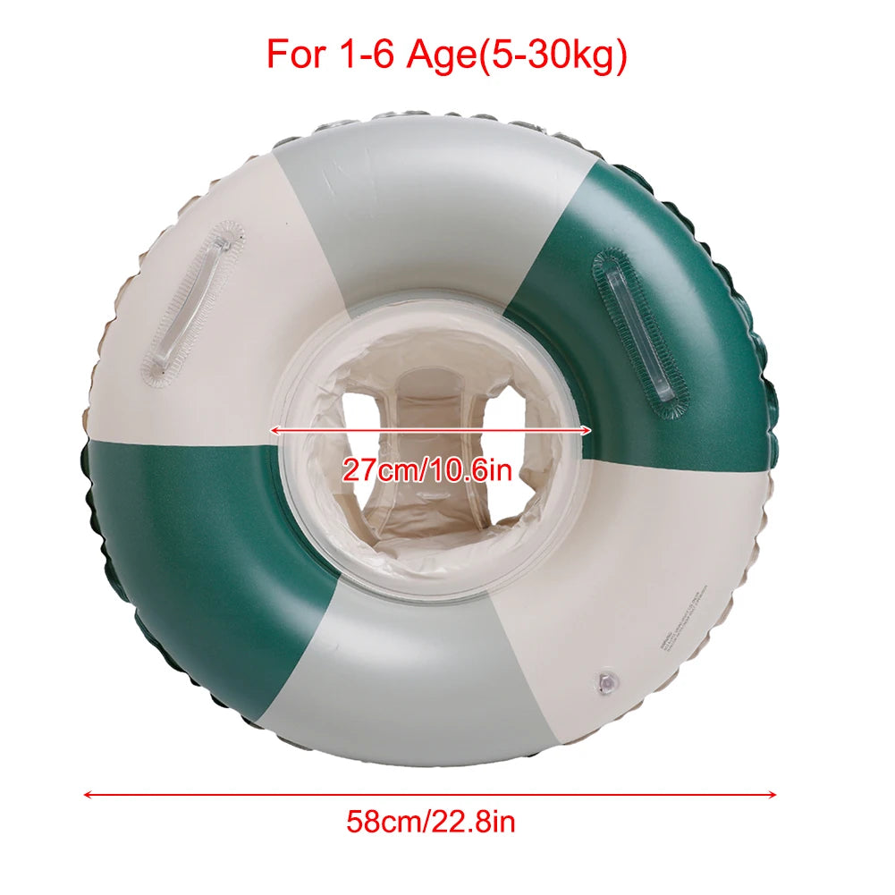 Inflatable Pool Float for Kids | Baby Swim Seat Ring for Water Fun