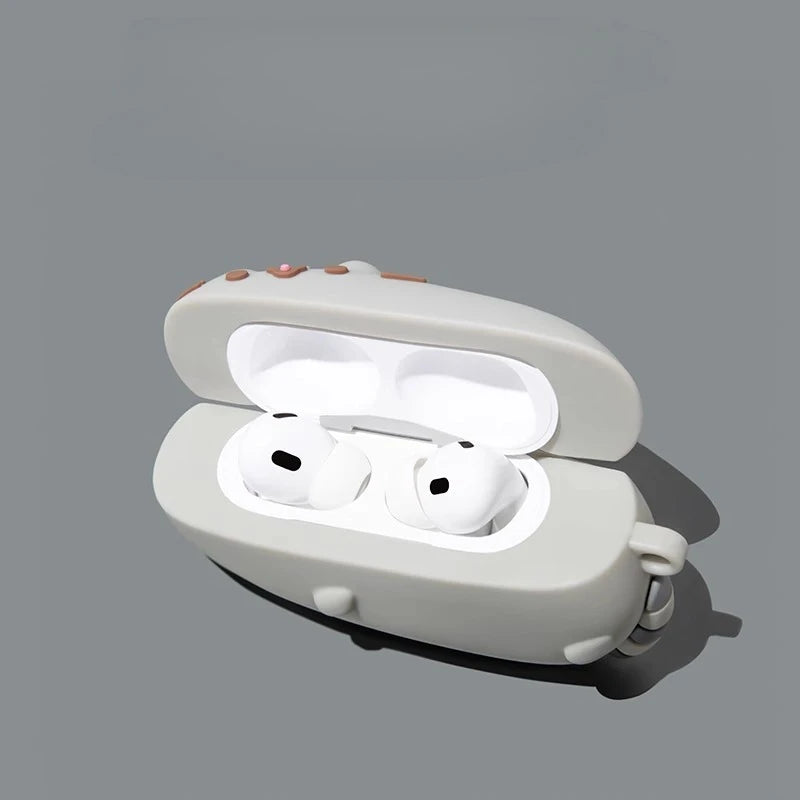 Creative Cat Silicone Case for AirPods | Protective Earphone Cover
