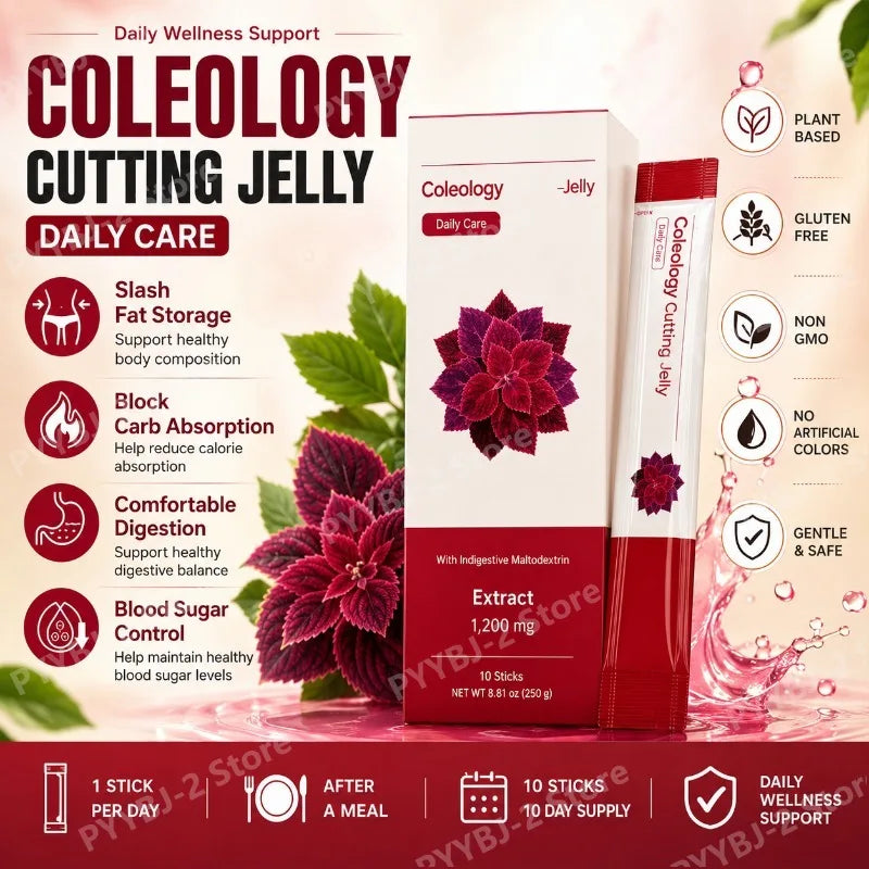 Healthy Cutting Stick Jelly with Pomegranate & Chia Seeds