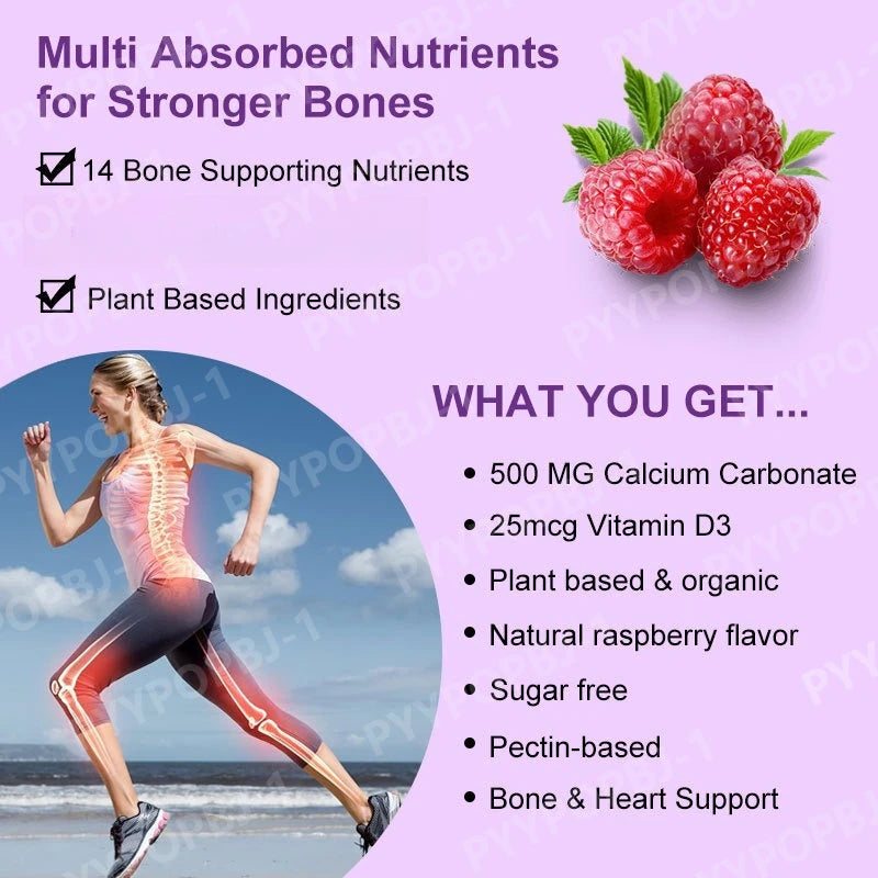 Calcium Vitamin D3 Gummies with Magnesium & Zinc | Bone Support