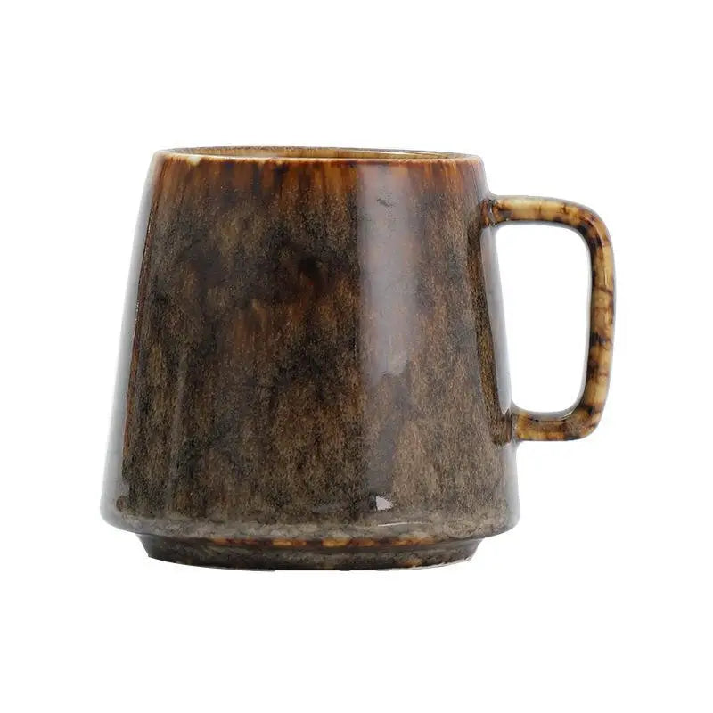 Vintage Ceramic Mug | High-Capacity Coffee and Tea Cup