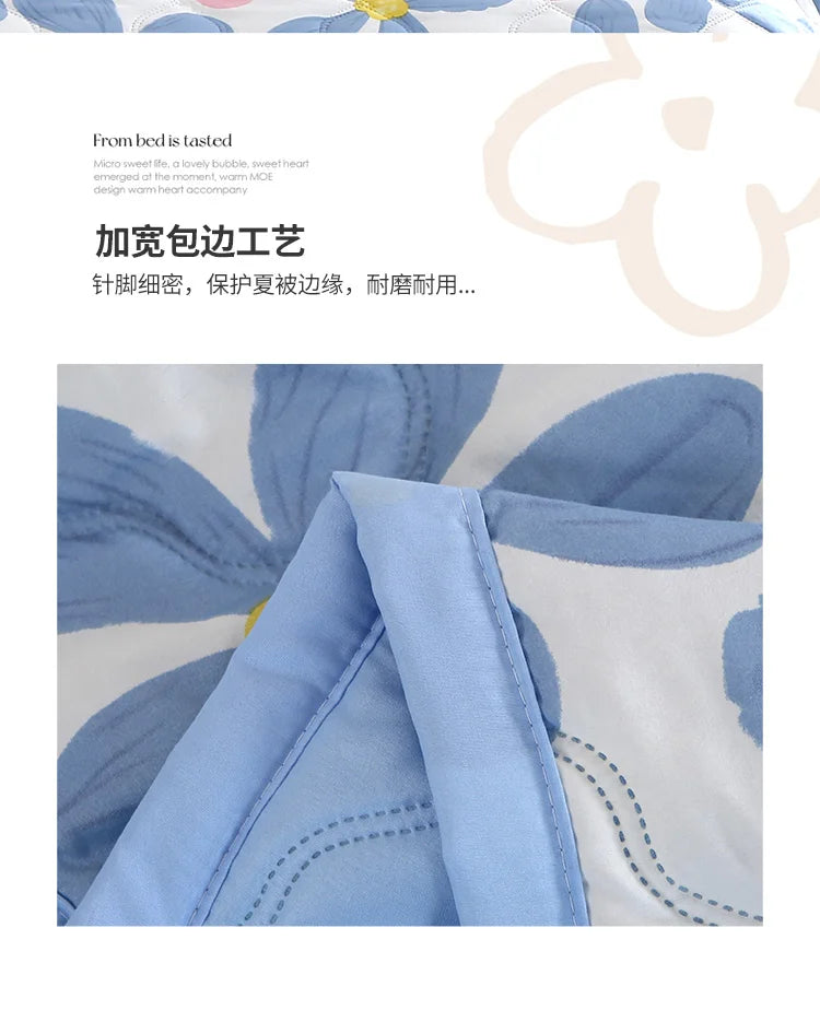 Cool Summer Quilt | Soft, Breathable Air Conditioner Blanket