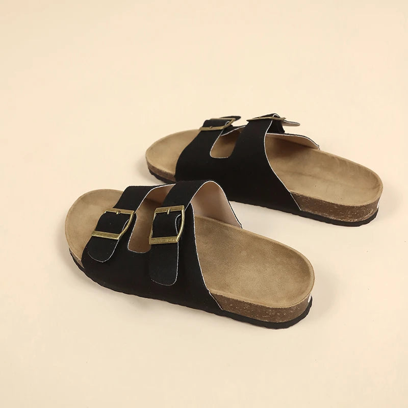 Women's Stylish Flat Beach Sandals | Comfortable Outdoor Slippers