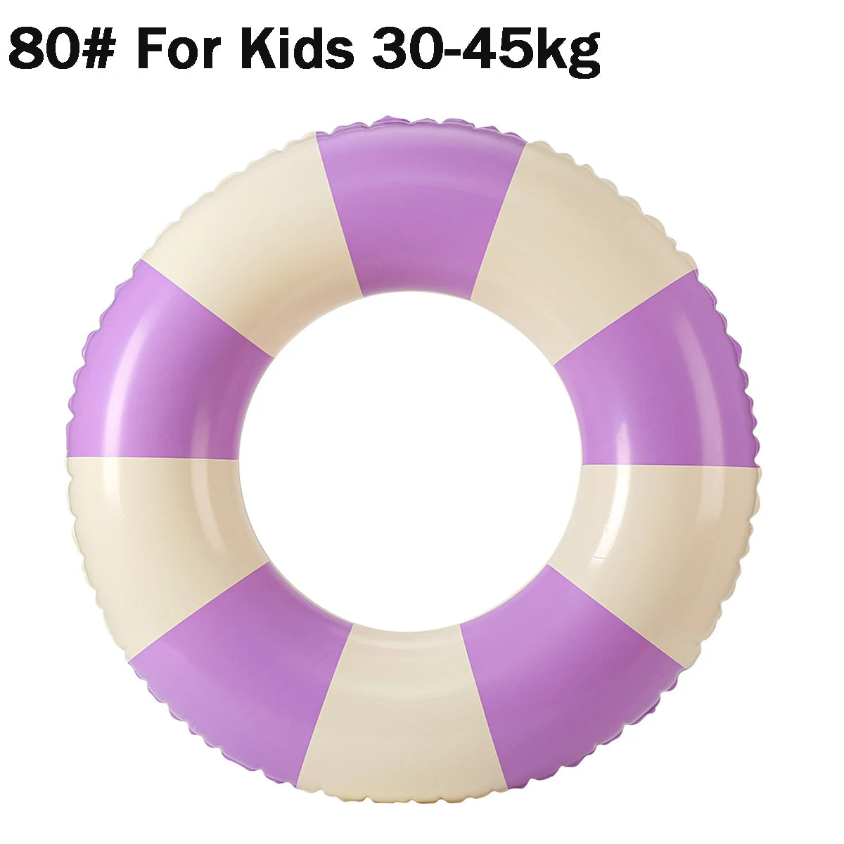 Inflatable Vintage Striped Pool Float | Stylish Swim Tube for All
