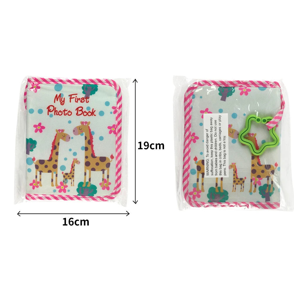 Baby Photo Album for First Year Memories | Giraffe Growth Book