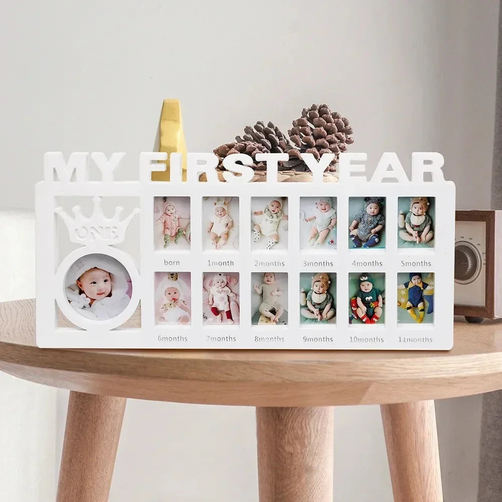 Newborn Baby Growth Photo Frame | My First Year Keepsake Gift