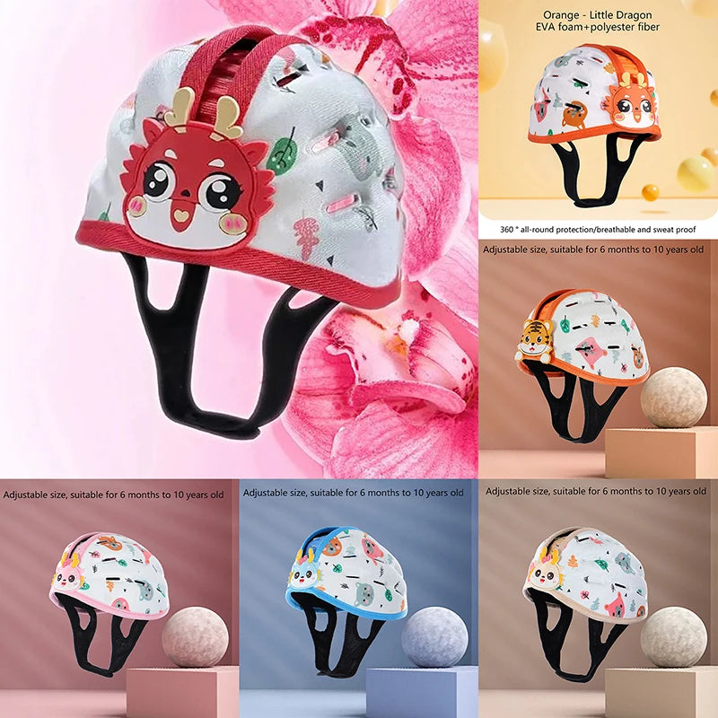 Infant Learning to Walk Safety Hat | Adjustable Head Protection