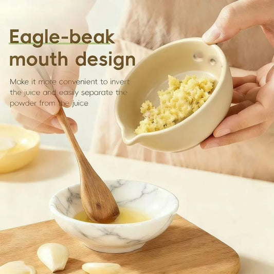 2-in-1 Multi-Functional Garlic Grater Bowl | Essential Kitchen Tool