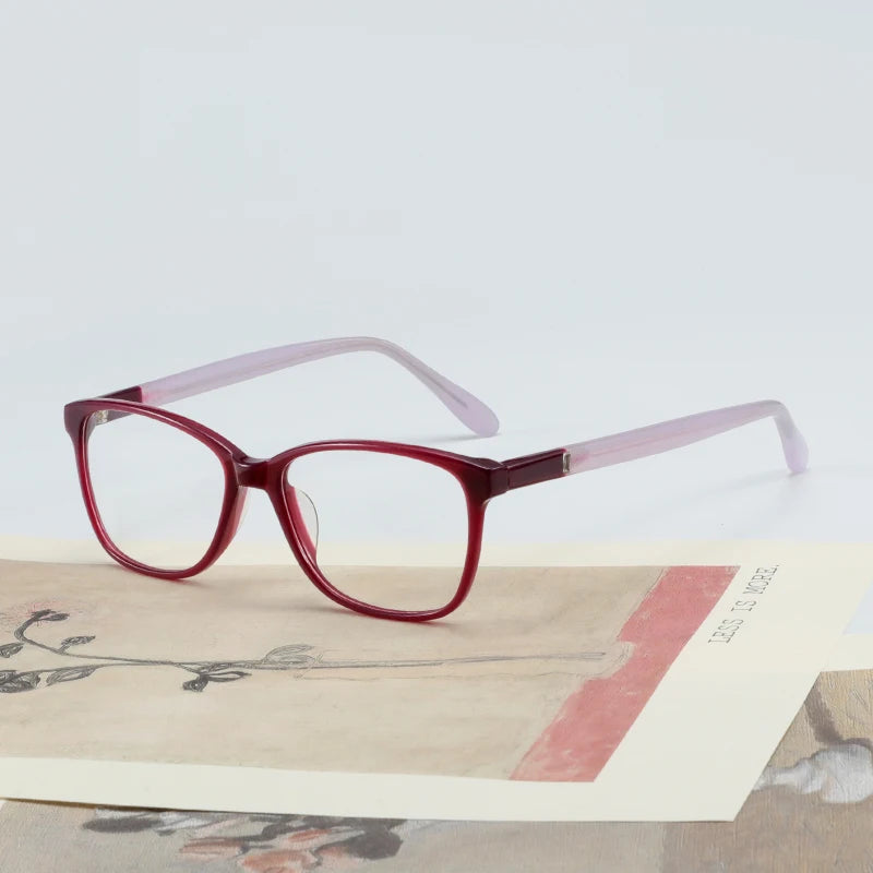 Fashionable Square Acetate Prescription Glasses for Women | 2026