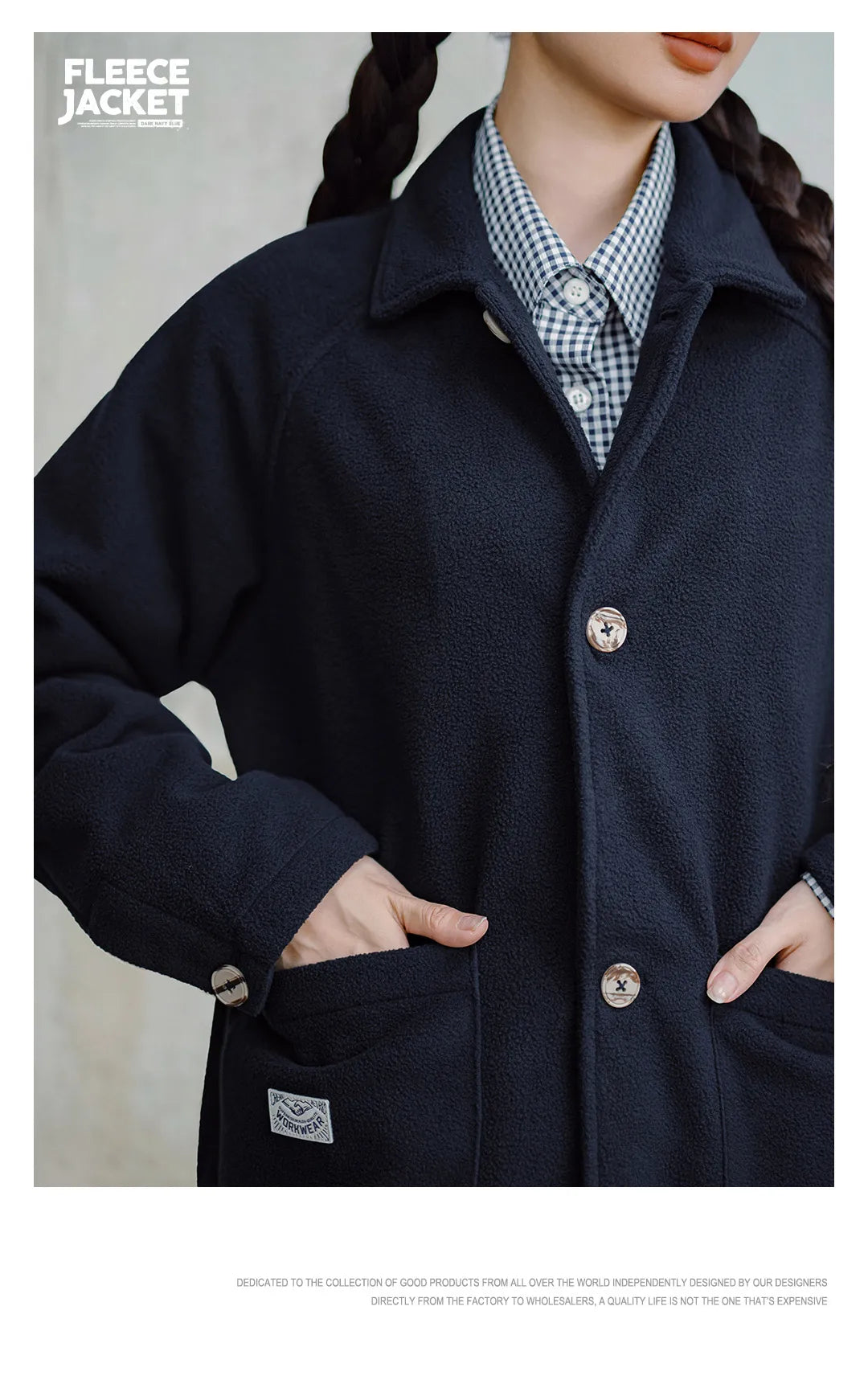 Women's Fleece Lapel Jacket | Stylish Warm Casual Outerwear