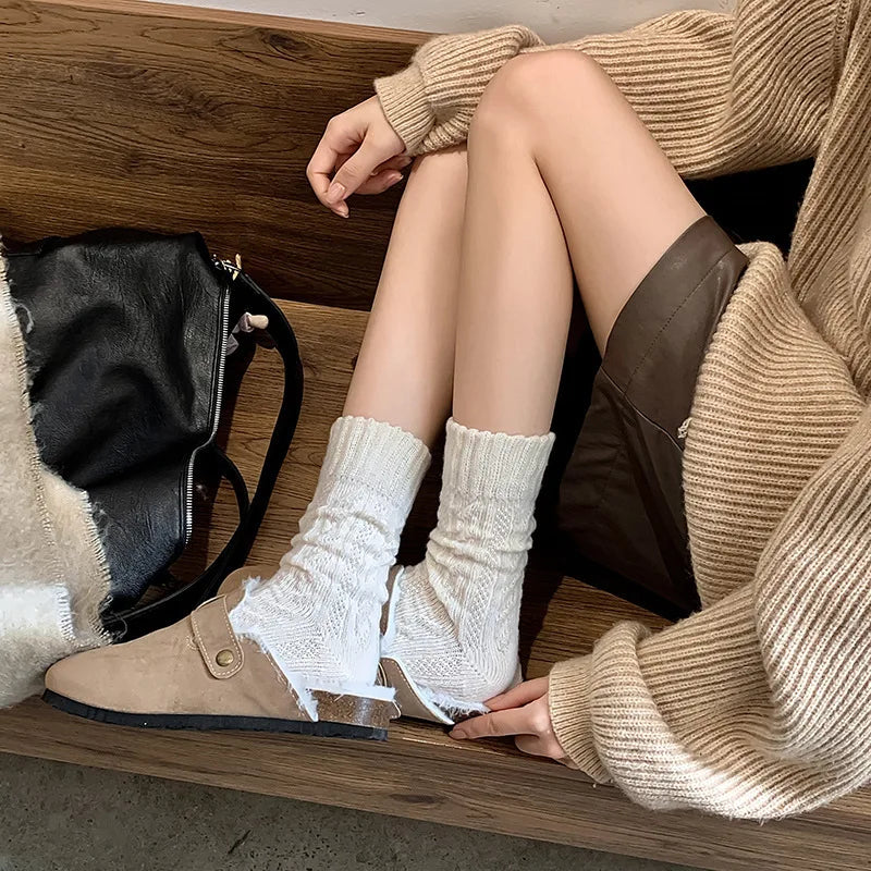 Women's Thicken Cashmere Wool Socks | Cozy Winter Essential