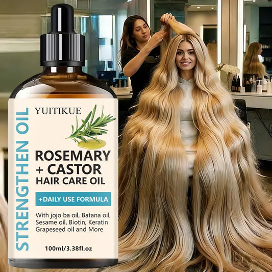 Rosemary + Castor Hair Care Oil | Strengthening Daily Formula