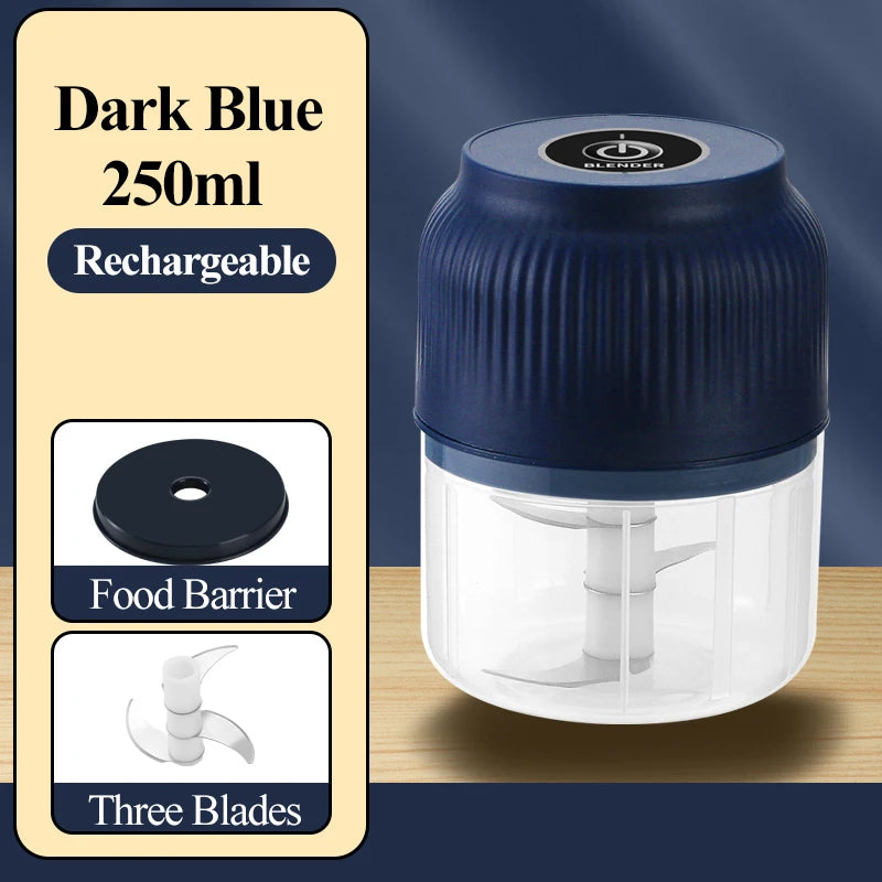 Mini Wireless USB Rechargeable Electric Vegetable Chopper