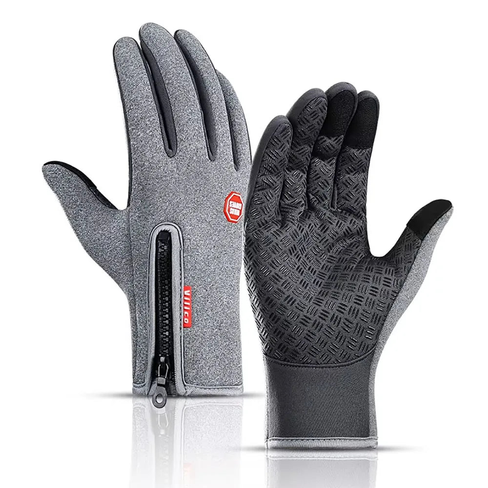 Guantes de invierno para ciclismo/esquí | Resistentes a la humedad y compatibles con pantalla táctil, cálidos