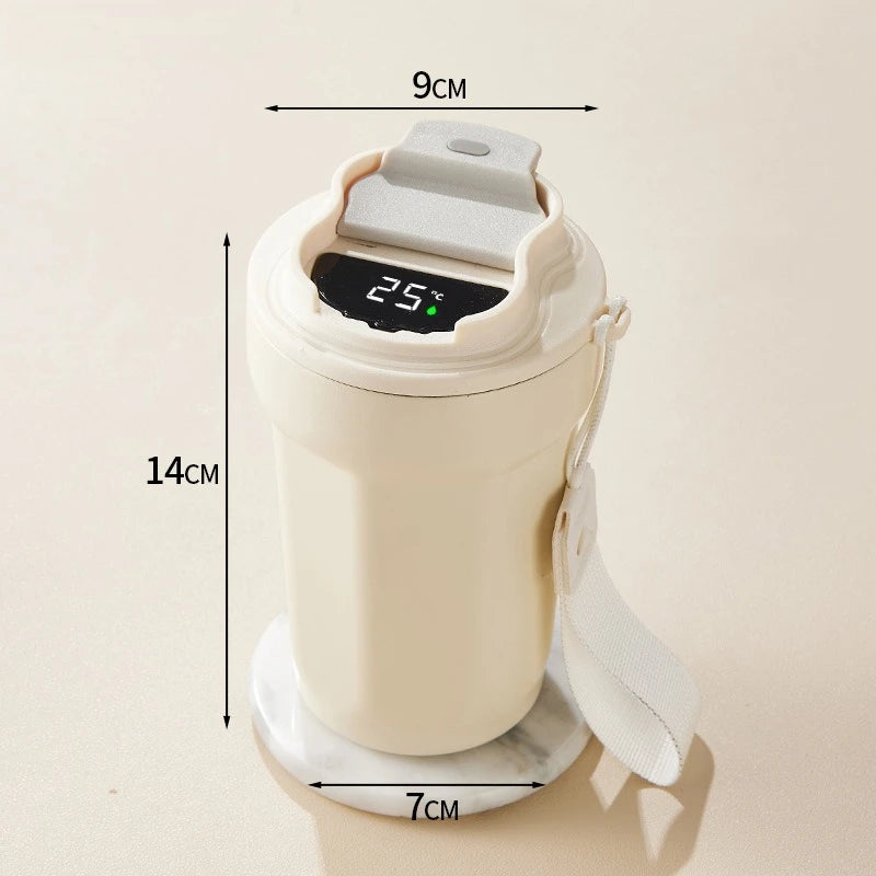 Vacuum Insulated Travel Mug | Smart Temp Display for Hot & Cold Drinks