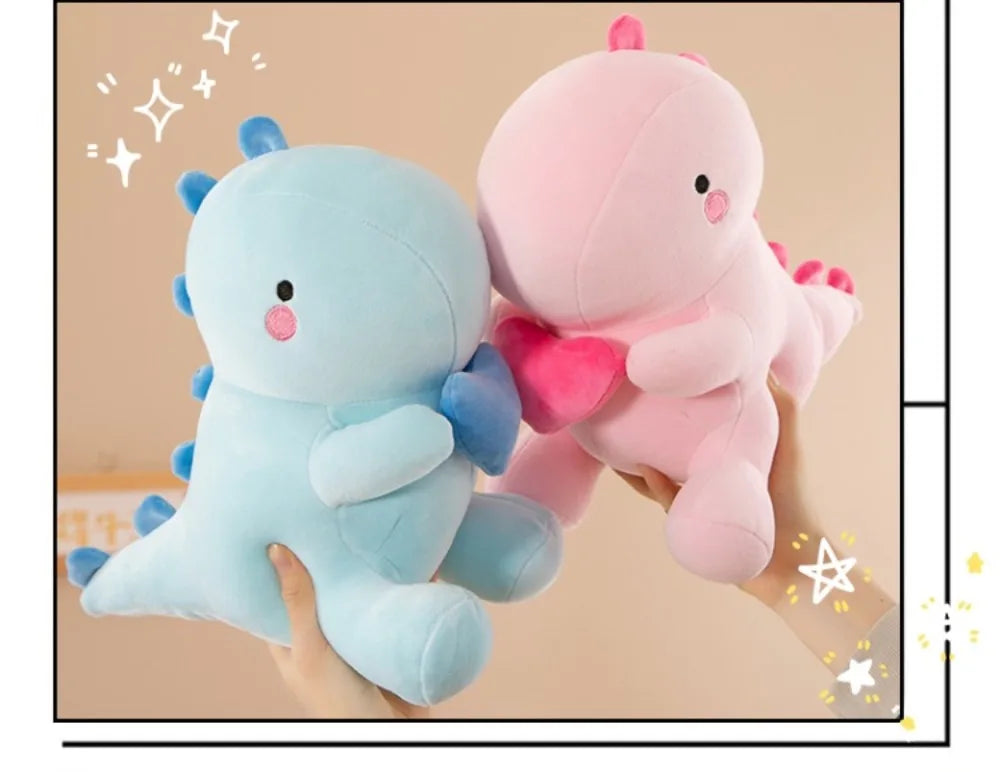 Cute Kawaii Plush Dinosaur Doll | Soft Cartoon Dino Toy for Kids