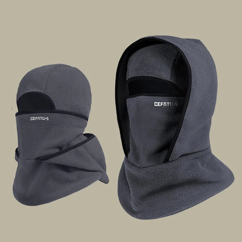 Unisex Fleece Balaclava Winter Hat | Windproof Full Face Neck Warmer