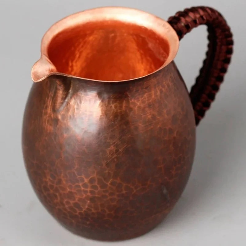 Elegant Vintage Copper Tea Mug | Stunning Hammered Coffee Cup
