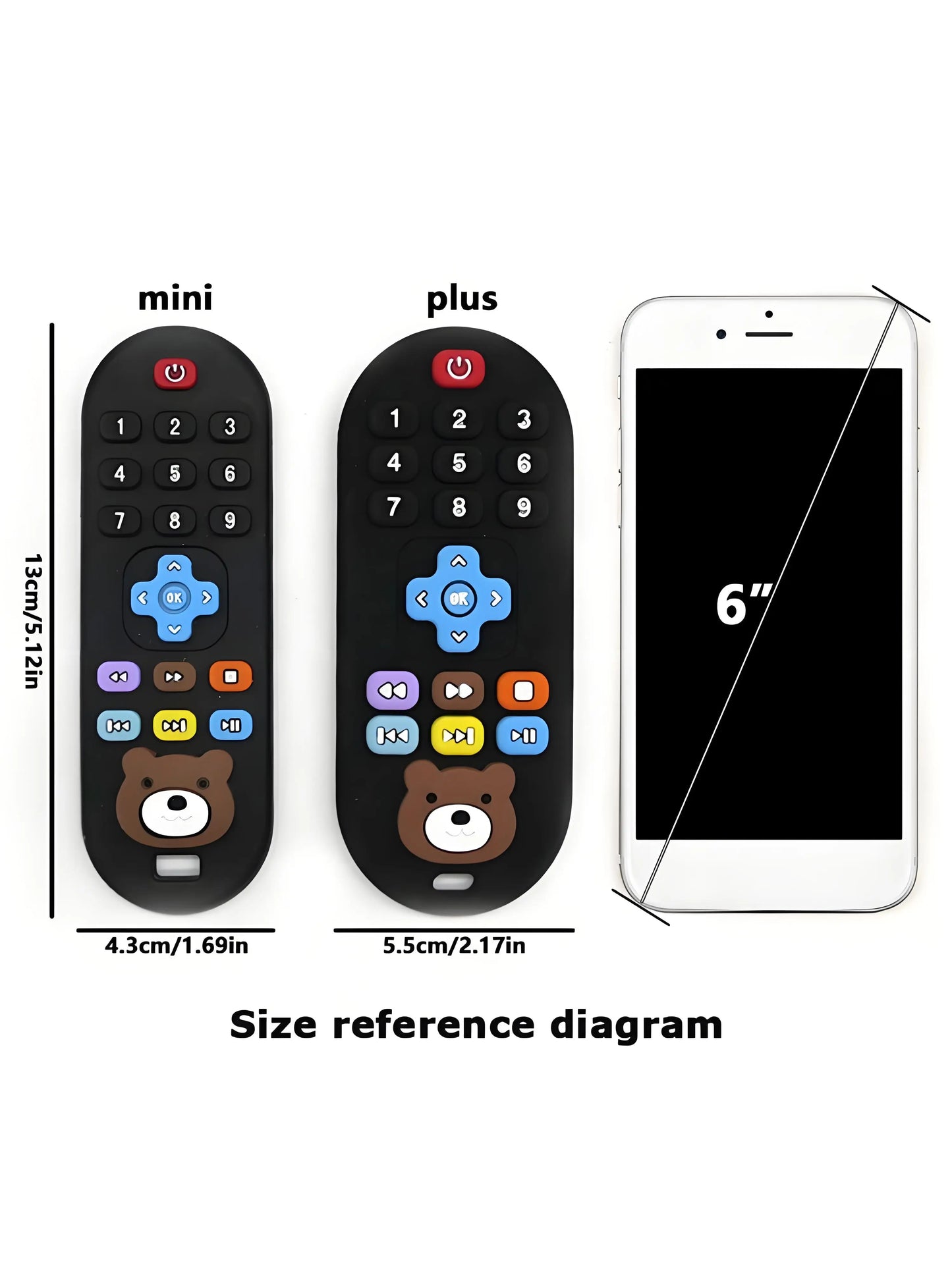 Children's Silicone Teething Remote Control Toy | Safe and Fun