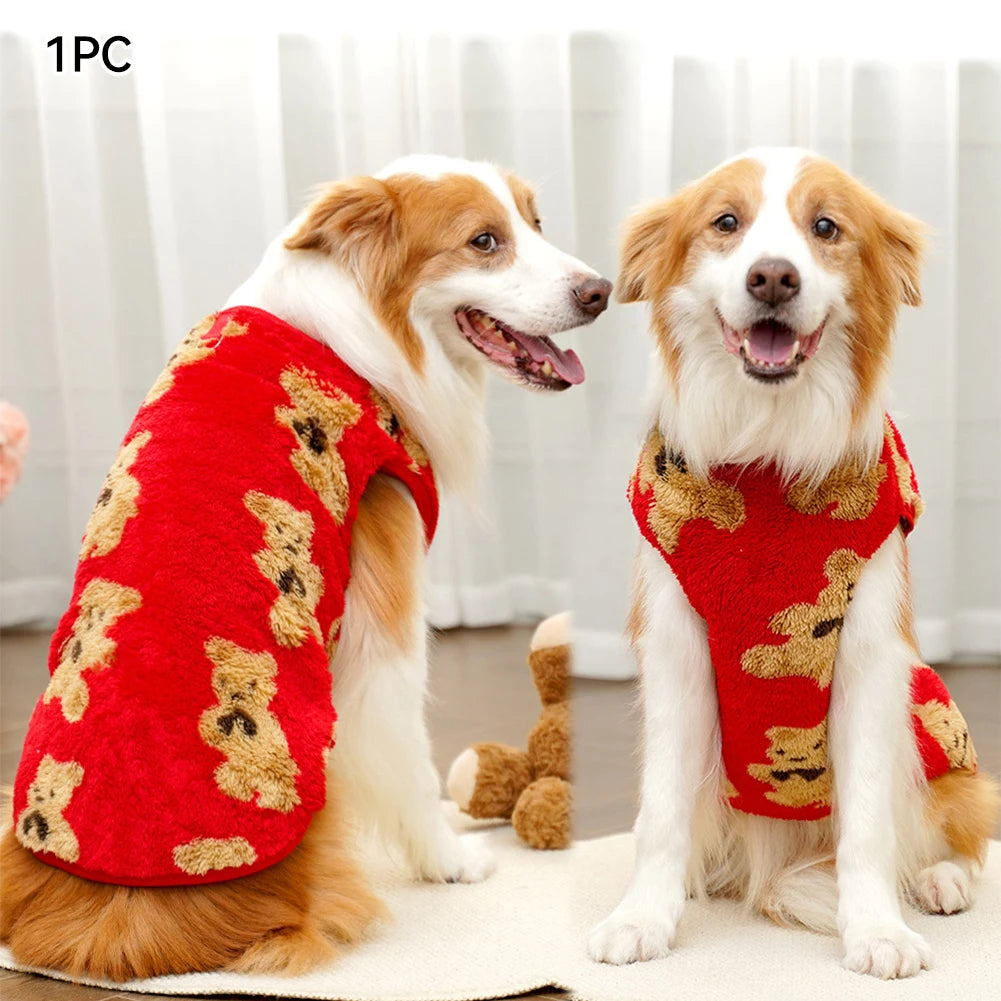 Cozy Pet Flannel Coat | Stylish & Warm Winter Clothing
