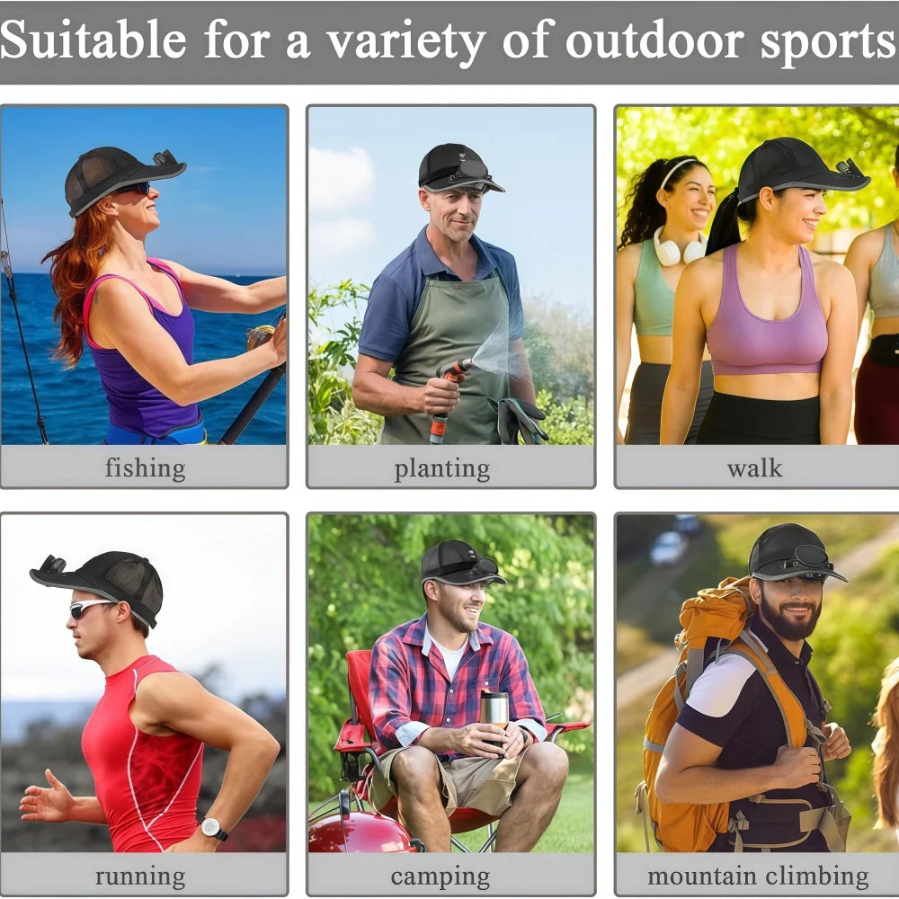 Solar Baseball Cap with Fan | Ultimate Sun Protection Gear
