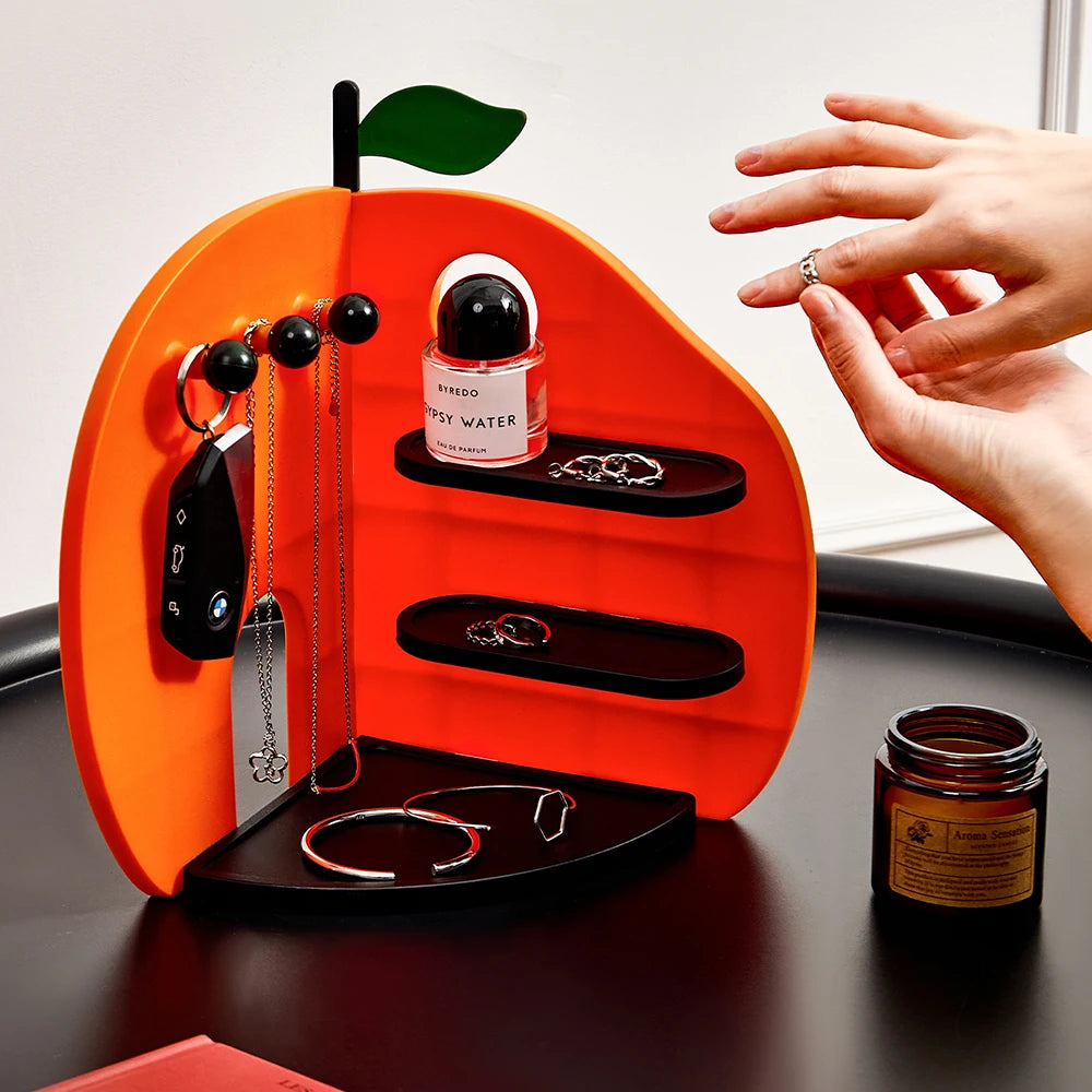 Orange-Shaped Multifunctional Storage Rack | Creative Home Organizer