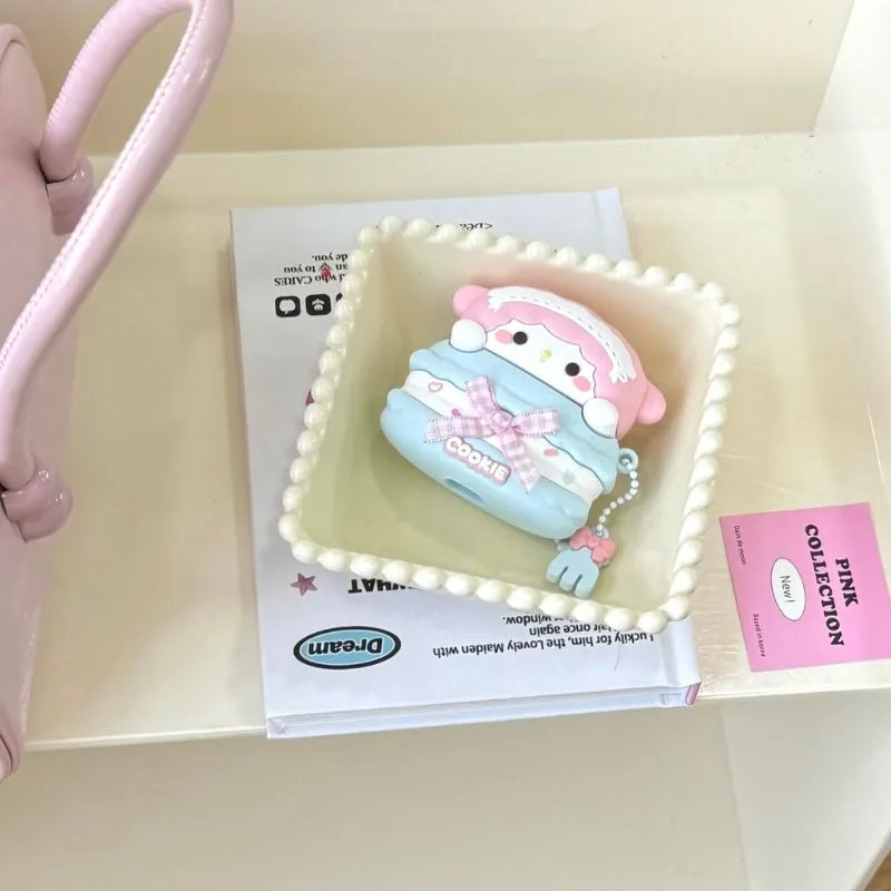 Funda protectora de dibujos animados para Airpods | Cubierta divertida de silicona para auriculares