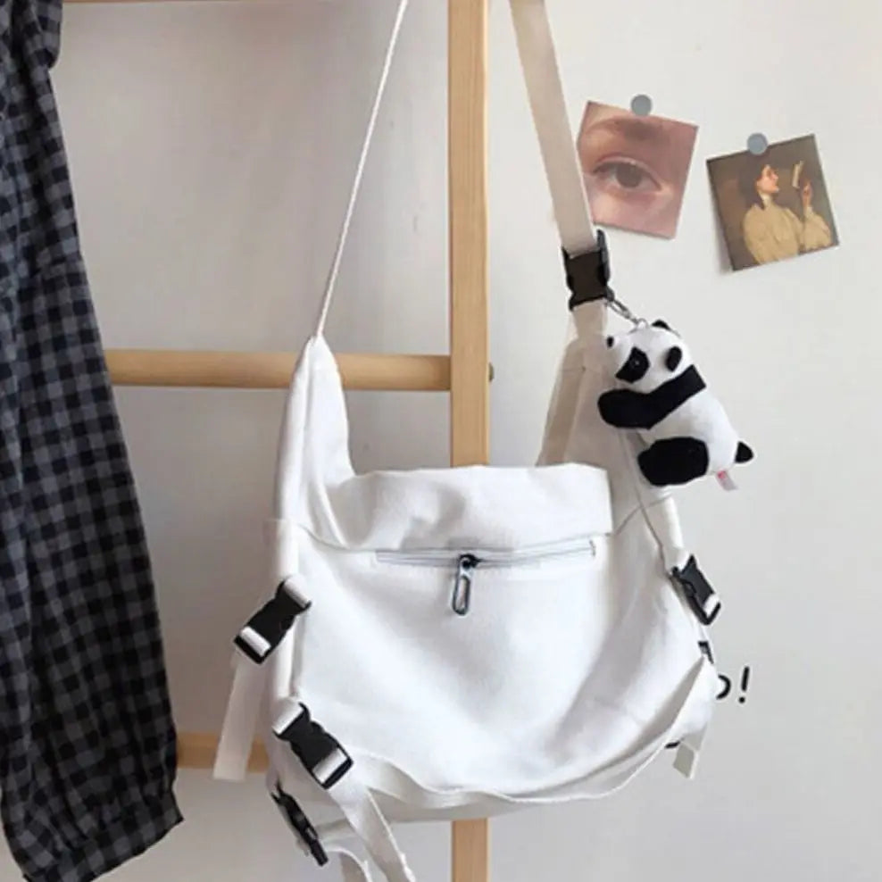 Stylish Canvas Crossbody Bag for Women | Versatile Messenger Purse