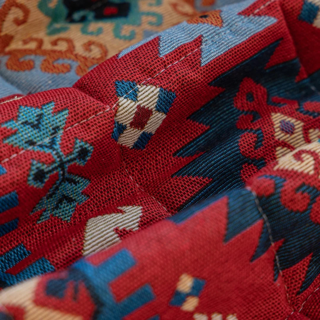 Boho Pattern Quilting Sofa Pad | Anti-Slip Multi-Use Cover