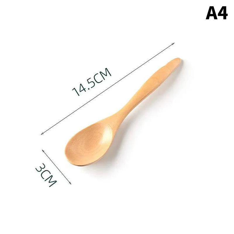 Small Wooden Spoon for Children | Natural Multi-Purpose Scoop