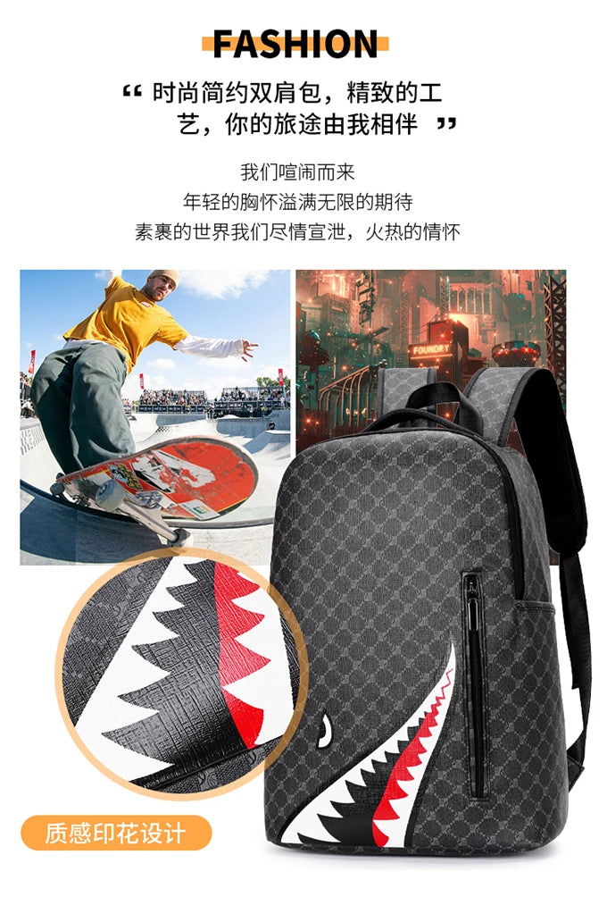 Multifunctional Leather Backpack for Men | Stylish Travel & Work Bag