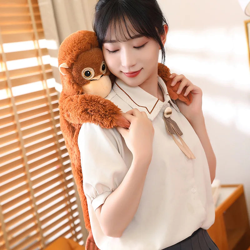 65cm Cartoon Gorilla Plush Toy | Soft Monkey Stuffed Doll