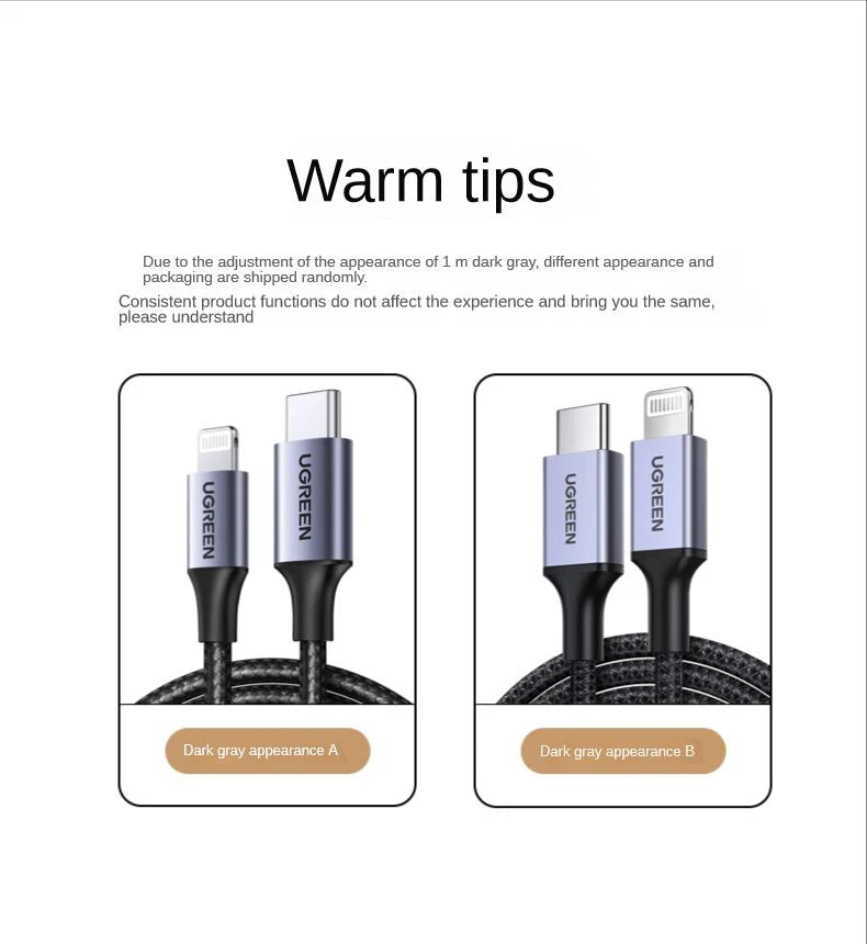 Fast Charging USB C to Lightning Cable | Compatible with iPhone