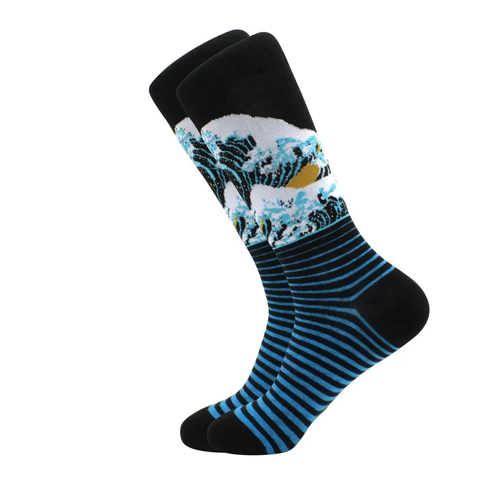 Funny Mid-Top Unisex Socks | Unique Hip Hop Shark Design