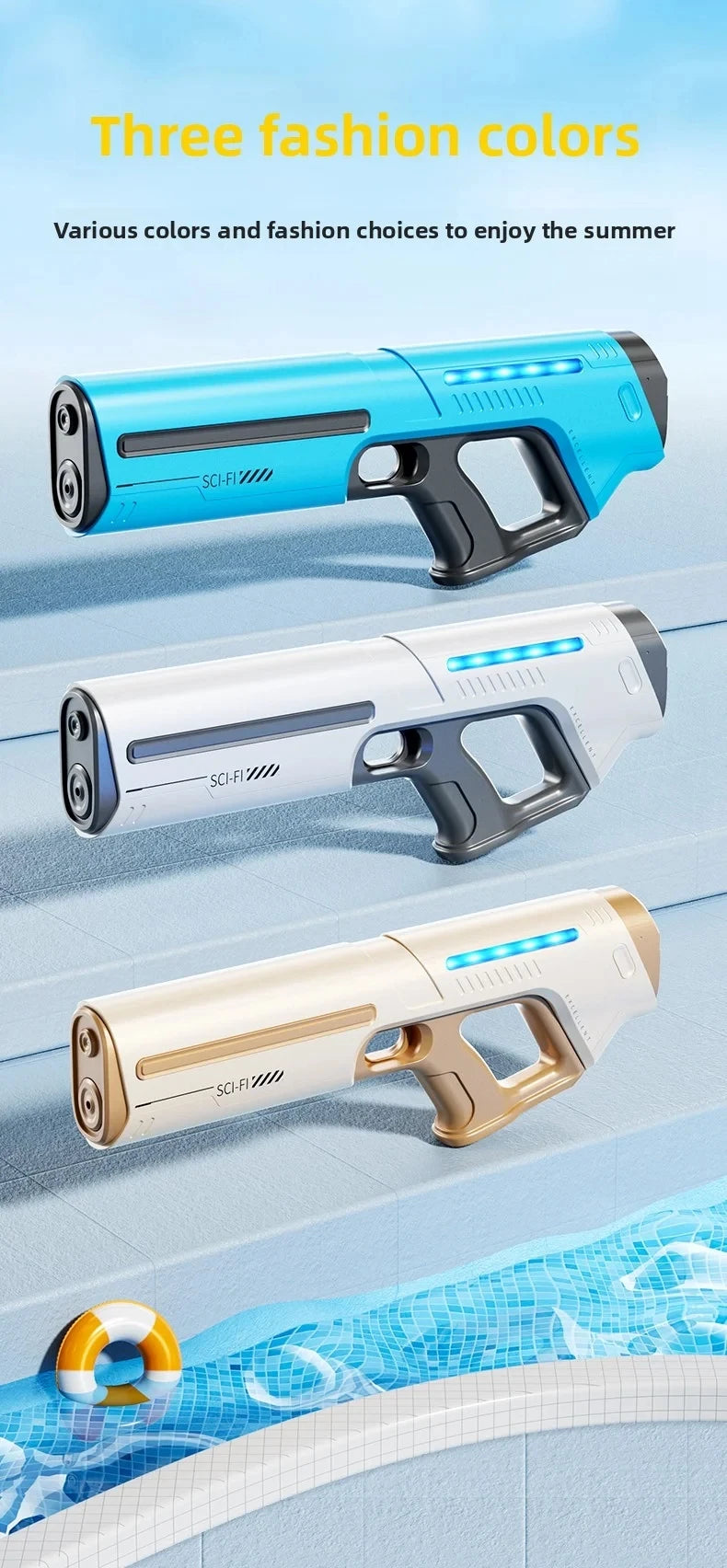 Electric Water Gun Toy | Fun Summer Blaster for Kids & Adults