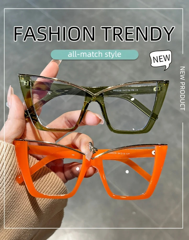 Trendy Cat Eye Glasses for Women | Vintage Style with Clear Lenses