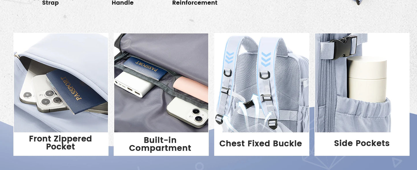 Lightweight Travel Vacuum Backpack - Airline Approved 40x29x15cm