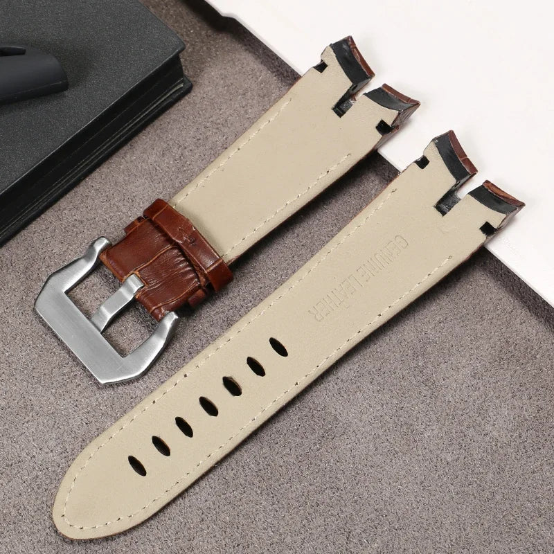 Premium Genuine Cowhide Leather Watch Strap | 26mm Replacement Band